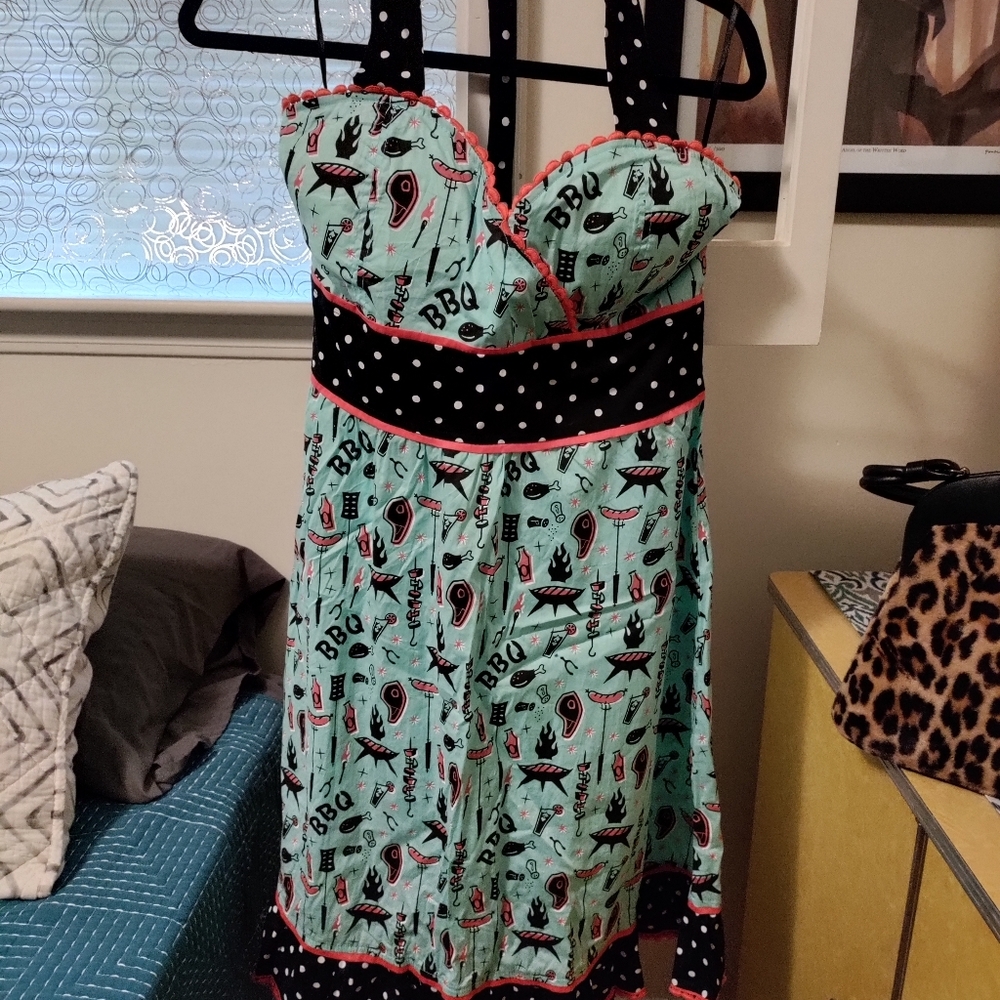 Pinup BBQ dress by Sourpuss